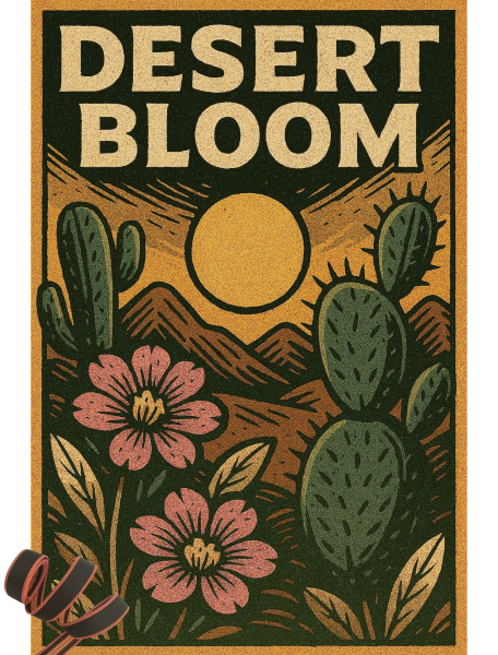 Bügelbild Dessert Bloom